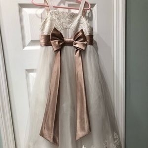 Flower girl / father daughter dance dress
